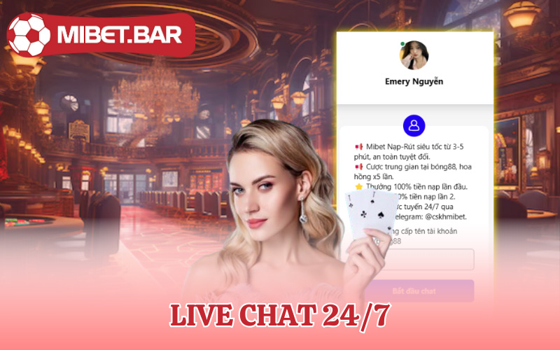Live Chat 24/7