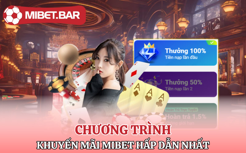 Những chương trình khuyến mãi Mibet hấp dẫn nhất